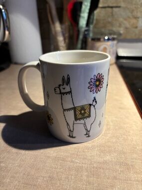 Simons Maison White Ceramic Mug with Black Logo